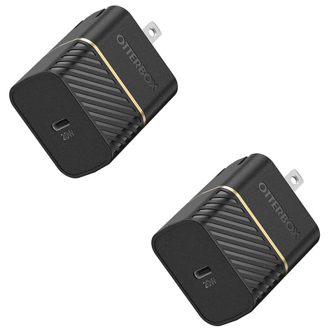 OtterBox USB-C Fast Charge Wall Charger 20W (2-Pack) - Black Shimmer (New) OtterBox USB-C Fast Charge Wall Charger 20W (2-Pack) - Black Shimmer (New)