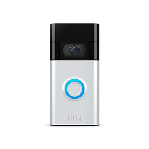 Ring Video Doorbell 2nd Generation, 1080p HD Video - Satin Nickel (New) Ring Video Doorbell 2nd Generation, 1080p HD Video - Satin Nickel (New)
