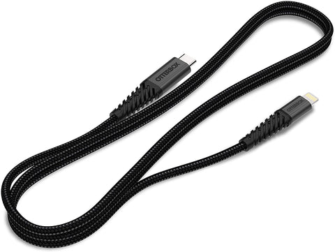 OtterBox Lightning to USB-C Fast Charge 1M/3.3ft Cable - Black (New) OtterBox Lightning to USB-C Fast Charge 1M/3.3ft Cable - Black (New)
