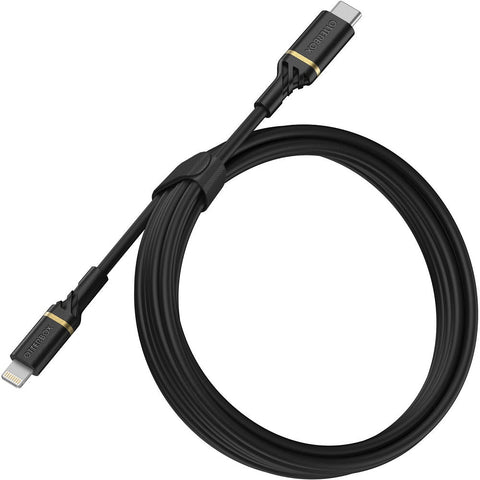 OtterBox Lightning to USB-C Fast Charge 2M/6.6ft Cable - Black Shimmer (New) OtterBox Lightning to USB-C Fast Charge 2M/6.6ft Cable - Black Shimmer (New)