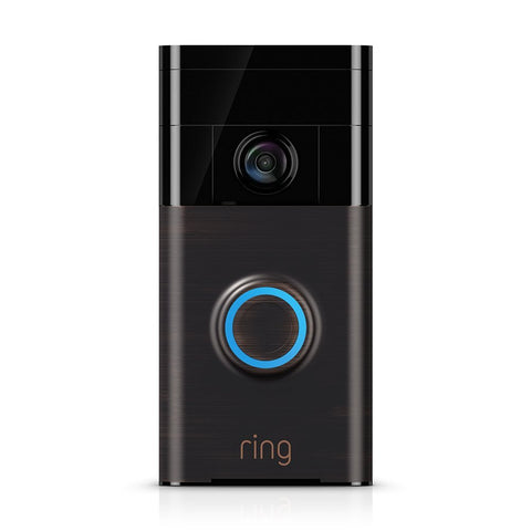 Ring - WiFi Smart Video Doorbell Motion Activated Alerts - Venetian Bronze (Refurbished) Ring - WiFi Smart Video Doorbell Motion Activated Alerts - Venetian Bronze (Refurbished)