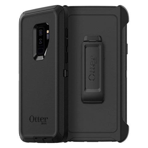 OtterBox DEFENDER SERIES Case & Holster for Samsung Galaxy S9+ Plus - Black (Certified Refurbished)