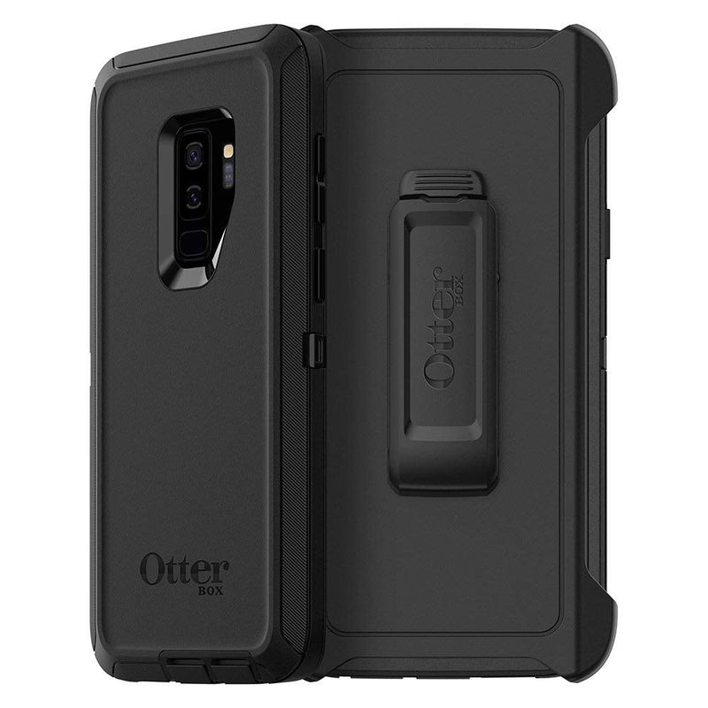 OtterBox DEFENDER SERIES Case & Holster for Samsung Galaxy S9+ Plus - Black (Certified Refurbished)