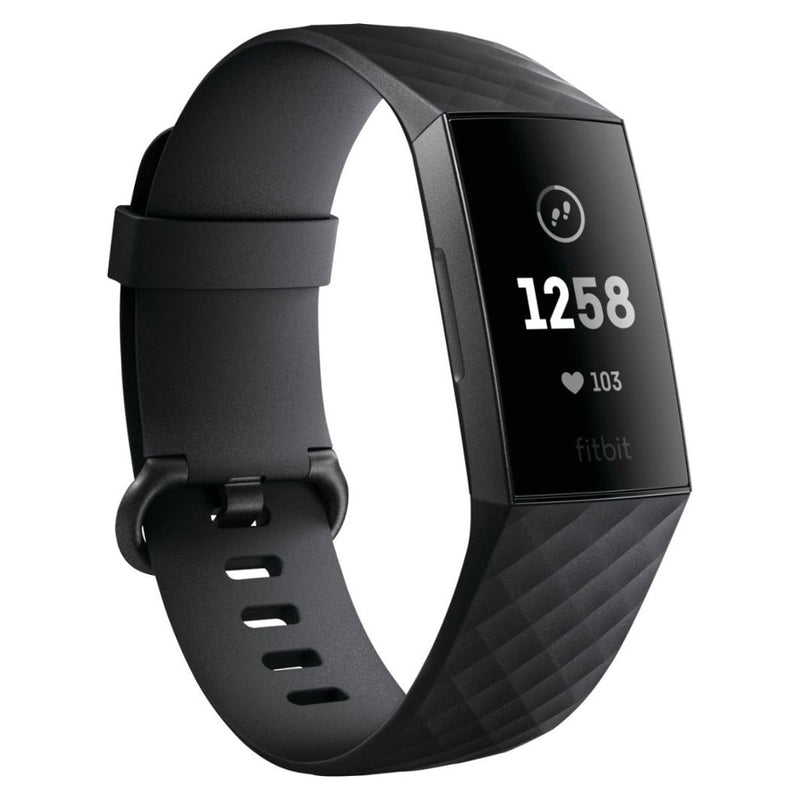 Fitbit Charge 3 Activity Tracker - Black (Pre-Owned)