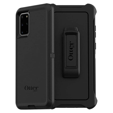 OtterBox DEFENDER SERIES Case & Holster for Samsung Galaxy S20+/S20+5G - Black (Certified Refurbished)