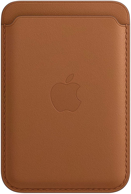 Apple Leather Wallet with MagSafe for iPhone, MHLT3ZM/A - Saddle Brown (Certified Refurbished)