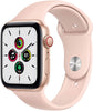 Apple Watch Series SE 1st Gen (2020) 44mm GPS + Cellular - Gold Aluminum Case & Pink Sand Sport Band (Pre-Owned)