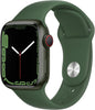 Apple Watch Series 7 (2021) 41mm GPS + Cellular - Green Aluminum Case & Clover Sport Band (Refurbished)