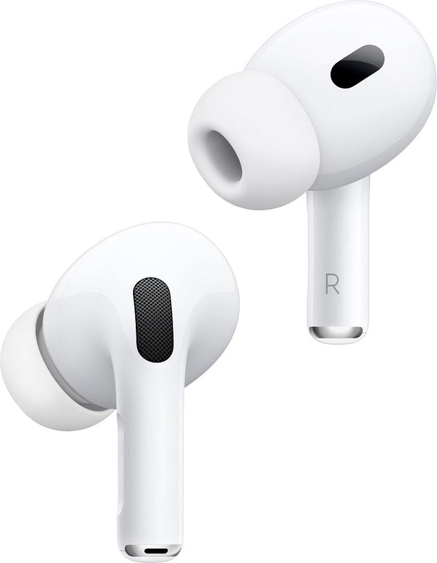 Apple AirPods Pro 2nd Gen In-Ear Wireless Earbuds w/MagSafe Charging Case - White (Certified Refurbished)