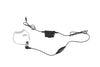 Milicom Acoustic Tube Smart 2-In-1 Single EarPhone/PTT Headset - Black (New)