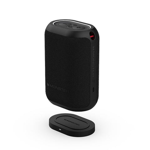 Monster DNA ONE Portable Bluetooth Speaker with Qi Wireless Charging - Black (New)