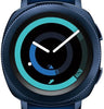 Samsung Gear Sport Bluetooth Smartwatch SM-R600 w/ Blue Case & Black Rubber Band (Refurbished)